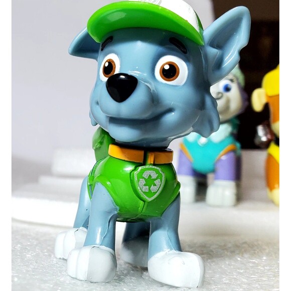 Paw Patrol Figure Lot 9 Chase Marshall Skye Rubble Rocky Everest Cake Topper 2.5 - Picture 12 of 15